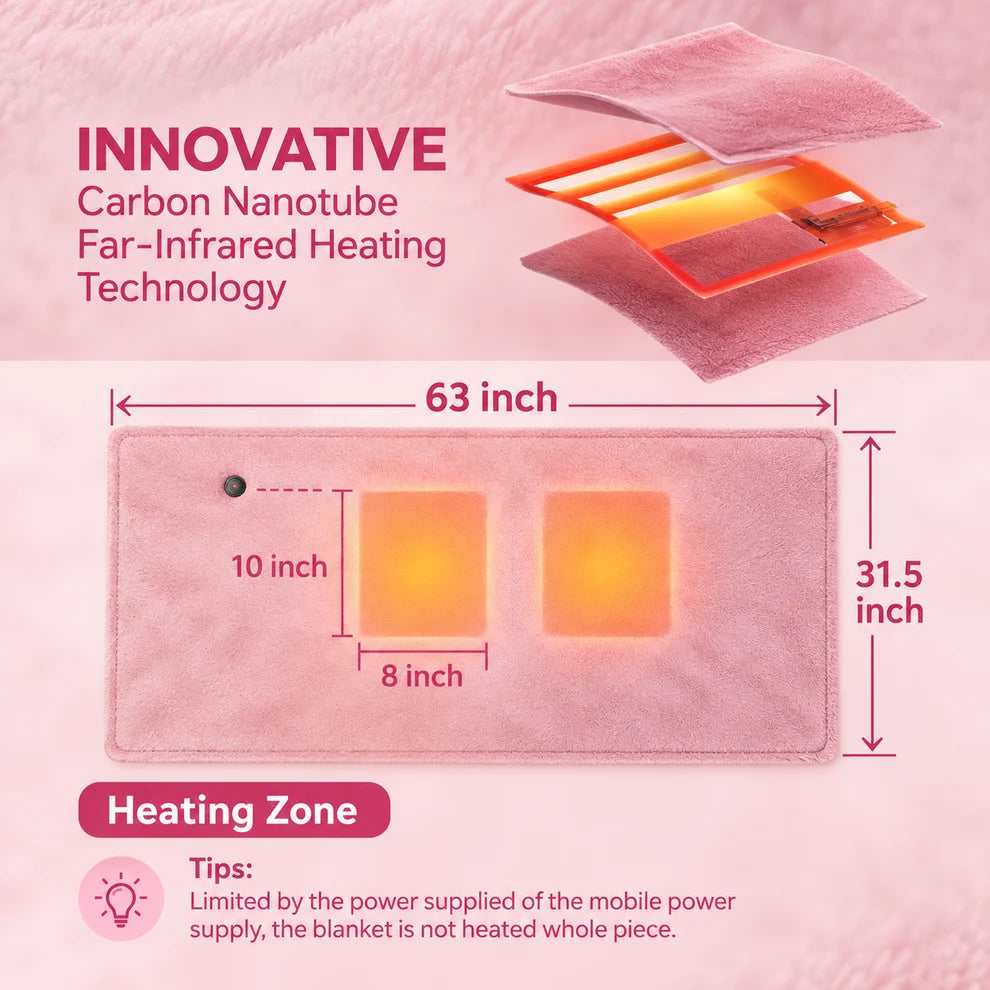 MySnuggy™ Heated Blanket Hoodie