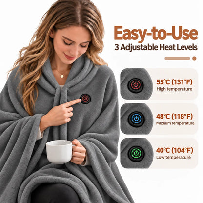 MySnuggy™ Heated Blanket Hoodie