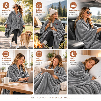 MySnuggy™ Heated Blanket Hoodie