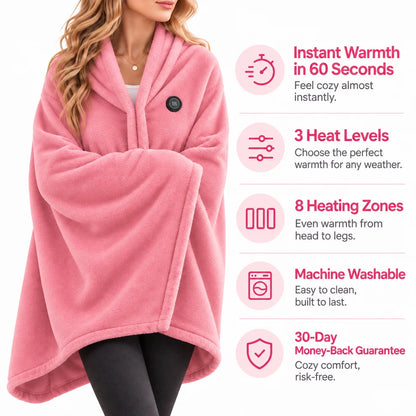 MySnuggy™ Heated Blanket Hoodie